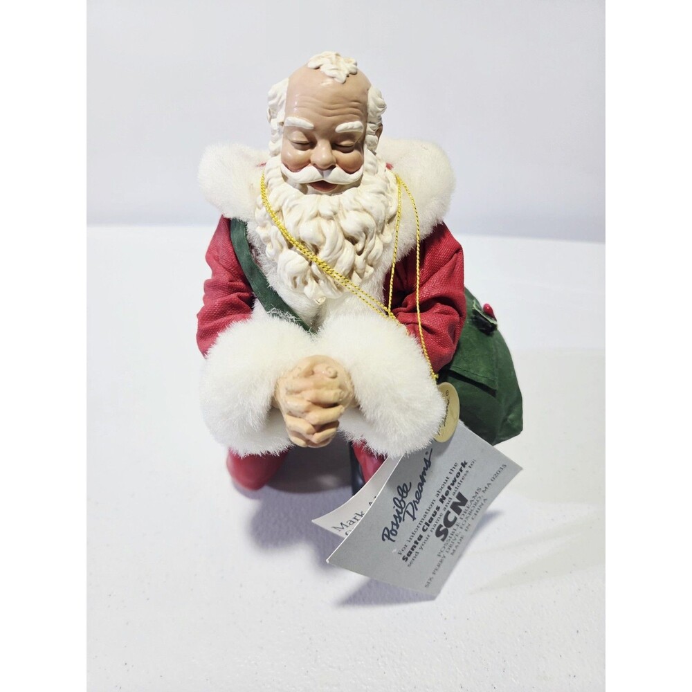 Vintage Possible Dreams Santa Claus Praying Giving Thanks #15045 1995 7.75"H